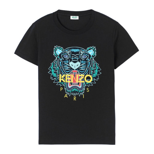 kenzo/高田贤三 【21春夏新款】女士经典虎头圆领短袖t恤多色可选 fa