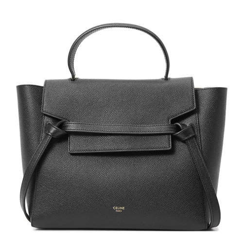 celine(赛琳) 黑色皮质两用包
