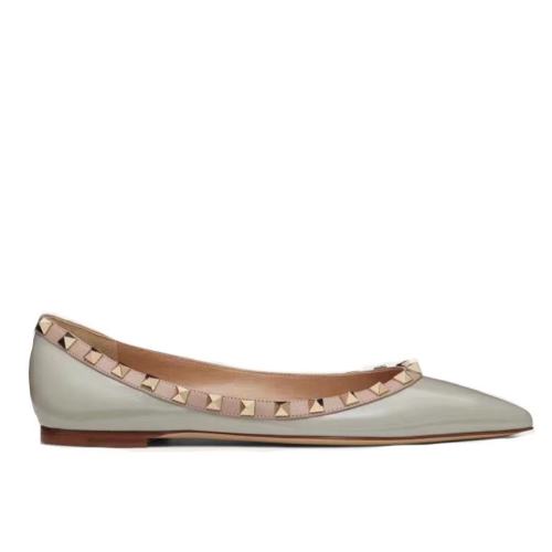 valentino/华伦天奴 新款百搭柳丁漆皮平跟鞋vw2s0403 vnw 39k