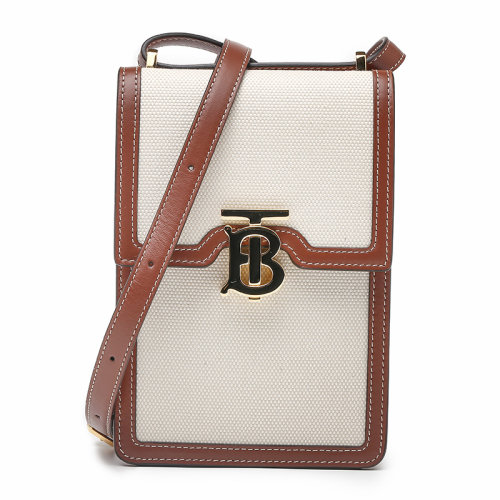 burberry/博柏利21春夏robin – 棉质帆布拼皮革洛宾