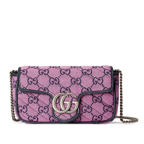 【包税】gucci/古驰 2021春夏新款 gg marmont系列 gg multicolor