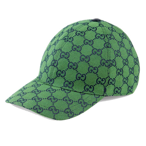 【gucci古驰 帽子】【包税】gucci/古驰 2021年新款男士绿色帆布棉gg