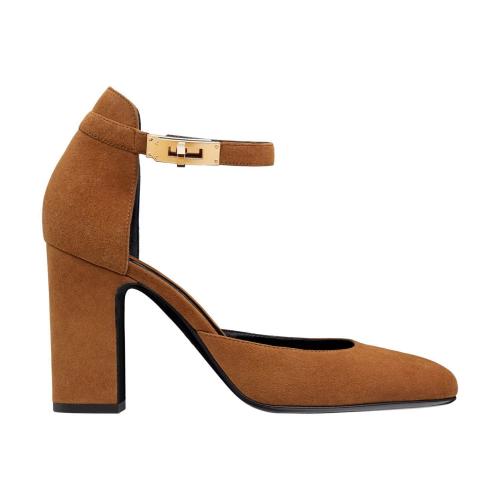 【包邮包税】 hermes爱马仕 21年秋冬 女士 中跟鞋 escarpins baby 90