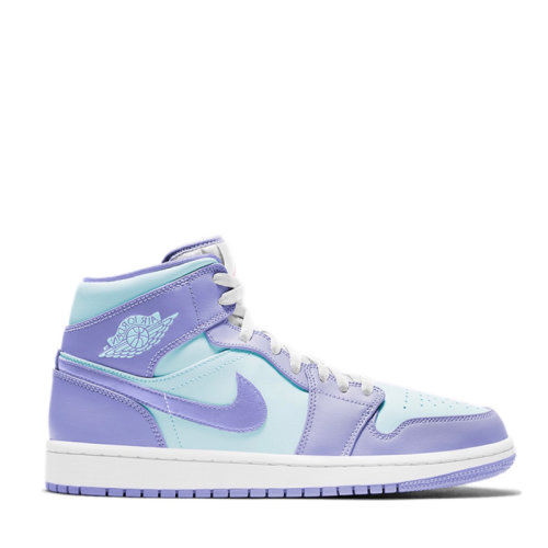 nike/耐克 air jordan1 mid 男女同款 aj1 紫罗兰 紫葡萄 蓝紫 板鞋