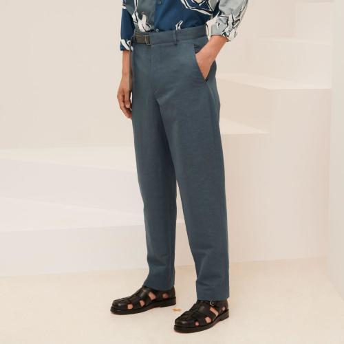【包邮包税 hermes爱马仕 21年秋冬 男士 休闲裤 pantalon seoul