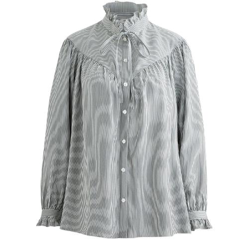 【包邮包税】 celine赛琳思琳 21年春夏 女士 长袖衬衫 folk 衬衫 cel