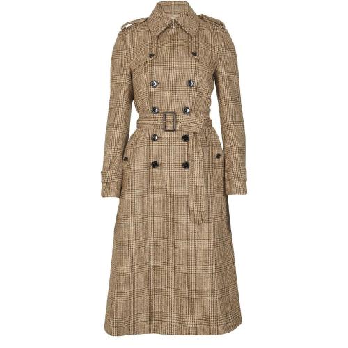 【包邮包税】 celine赛琳思琳 21年秋冬 女士 大衣 70s 威尔士格纹