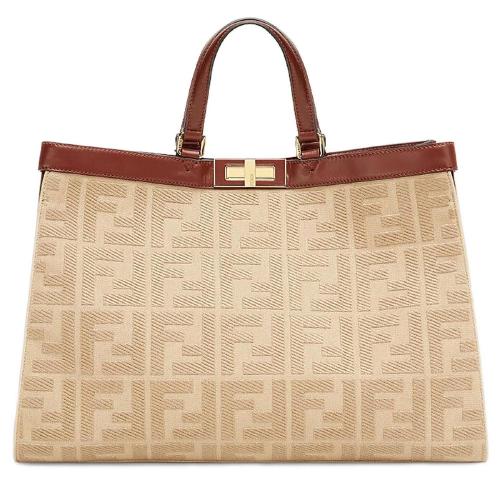 【包邮包税】 fendi芬迪 21年春夏 女士 手提包 peekaboo x-tote手袋