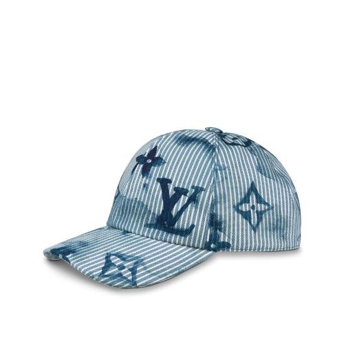 【包邮包税】 lv路易威登 21年春夏 男士 帽子 hickory stripes 帽子