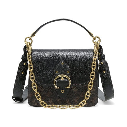 【包税】coach/蔻驰 女士beat系列搭扣单肩手提斜挎女包