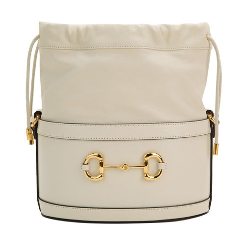 【奥莱】瑕疵折扣gucci/古驰白色皮质女士单肩包 bi女包