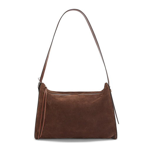 【包税】loewe/罗意威 berlingo系列 男士大号灰褐色磨砂皮/小牛皮