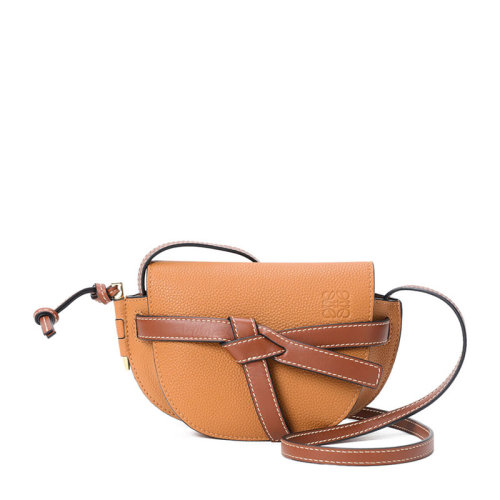 loewe/罗意威 gate 蝴蝶结 马鞍包 斜挎包 迷你321.12.u62 牛皮革