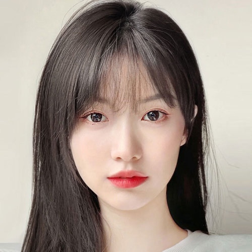 yosee/右西 女头顶补发片 3d空气刘海假发 真人发丝隐形无痕假刘海片