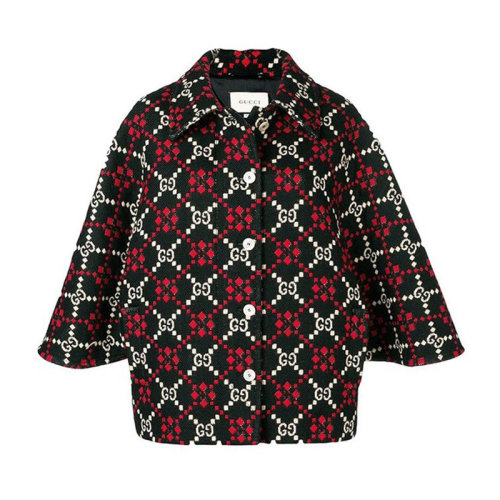 gucci/古驰 女装 女士外套 女士大衣 斗篷式短款外套 543342z507m ce