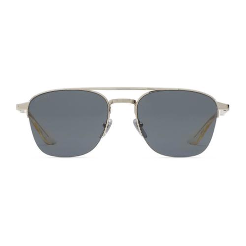 【包邮包税】 gucci古驰 21年秋冬男士 飞行员太阳眼镜 663780 i3330