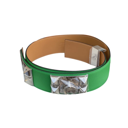 hermes/爱马仕经典cdc招财绿腰带皮带 ce