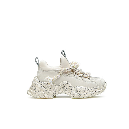 aquascutum/雅格狮丹女士黑色休闲老爹鞋