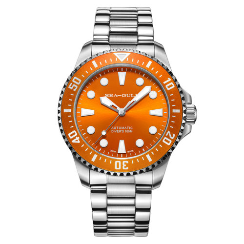 海洋系列 自动机械 男表 水鬼100米潜水表 夜光指针男士手表