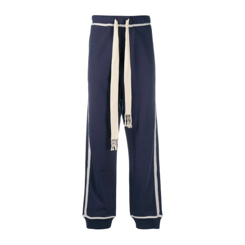 loewe 罗意威 男士 服装 21春夏 深蓝色抽绳时尚休闲运动裤 男士运动