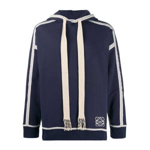 【loewe罗意威 男卫衣】loewe 罗意威 男士 服装 21春夏 海军蓝色logo