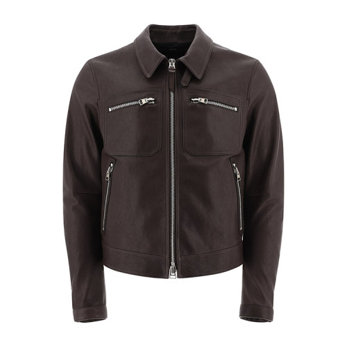 tom ford/汤姆福特 21年春夏 男士服装 男性 棕色 男士皮衣 bw410tfl