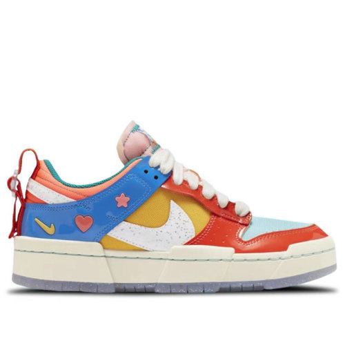 nike/耐克 dunk low disrupt 女款 彩虹糖 低帮 运动 休闲 板鞋 dj