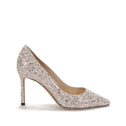 jimmychoo/周仰杰 女士romy85系列闪光面料高跟鞋 romy 85 gtz