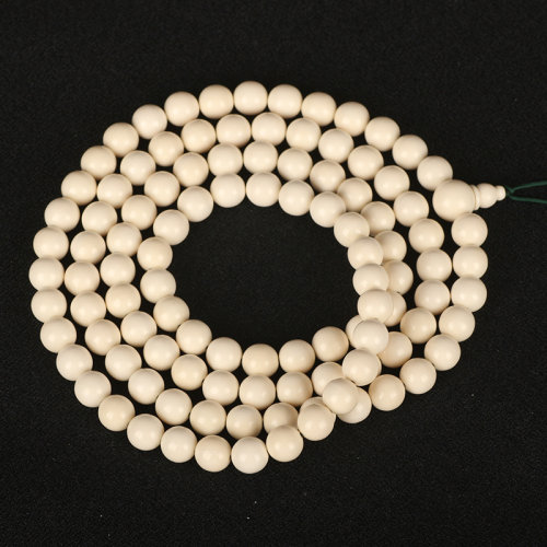 ningcui/凝萃猛犸象牙佛珠手链手串108颗6mmsk39