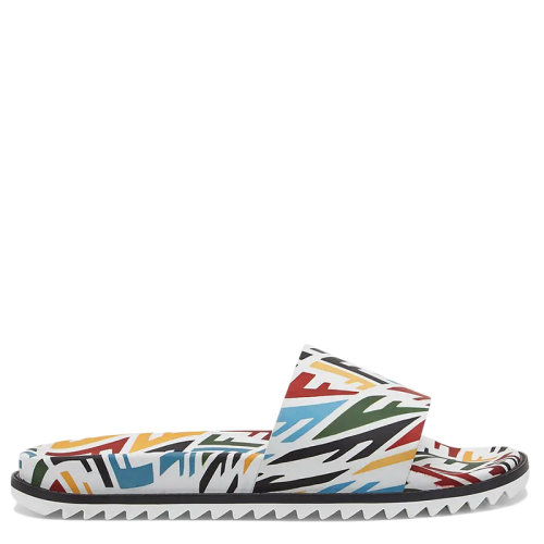 【包税】fendi/芬迪 21年春夏新款 男士彩色橡胶ff vertigo图案