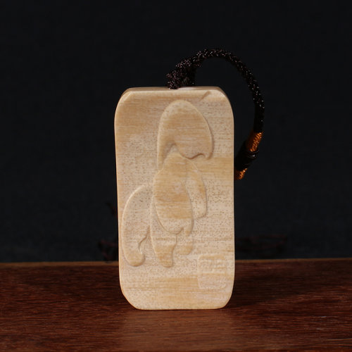 ningcui/凝萃猛犸象牙静莲吊坠吊牌挂件sk57