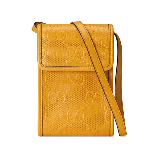 【包税】gucci/古驰 2021春夏新款 gg embossé系列 男士迷你双g压花