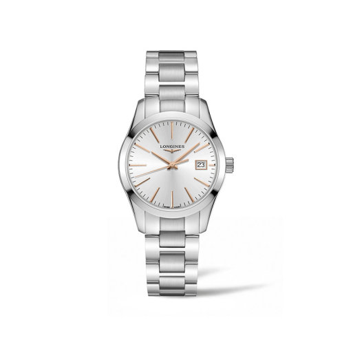 【正品盒装】longines/浪琴 康铂系列石英女表l2.386.4.72.