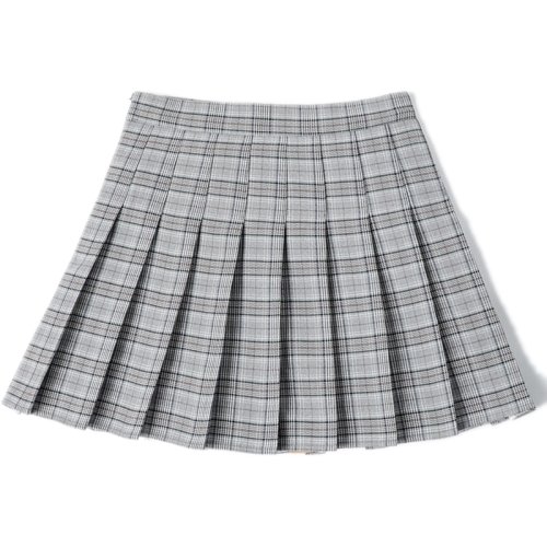 【2021春夏新款】dk ugg/dk ugg 女士半身裙 dkuggau时尚格纹百搭百褶