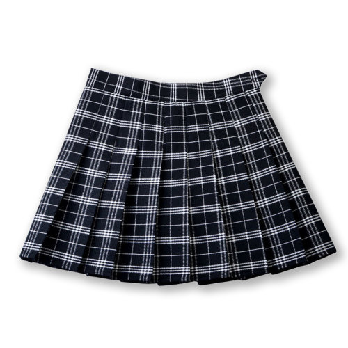 【2021春夏新款】dk ugg/dk ugg 女士半身裙 dkuggau时尚格纹百搭百褶