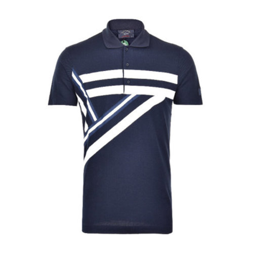 paul&shark/鲨鱼男士春夏季时尚休闲立领poloe19p1281-013藏青