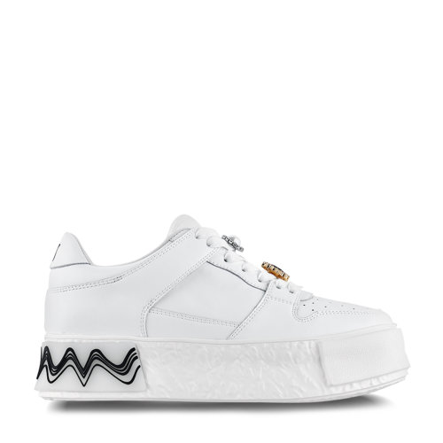 fellowes/黛西法罗 女士休闲运动鞋出街时尚百搭厚底增高板鞋子女款