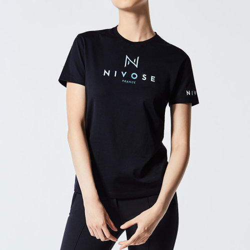 男女同款 纯棉圆领t恤 热感应变色品牌logo 时尚简约 休闲舒适 专柜