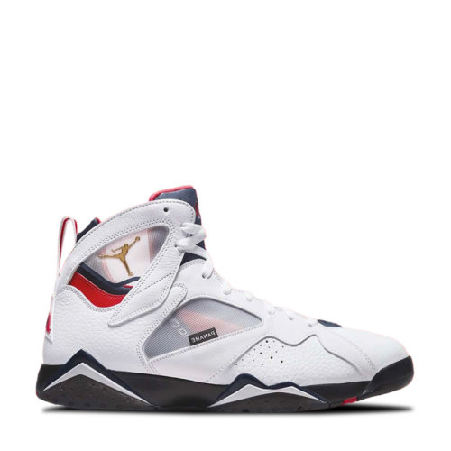 nike/耐克 air jordan 7 psg 男女同款 aj7 灰蓝红 大巴黎 运动鞋篮球