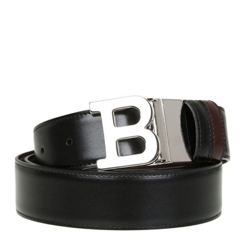 bally/巴利 男士双面黑色品牌标志皮带腰带 6193208