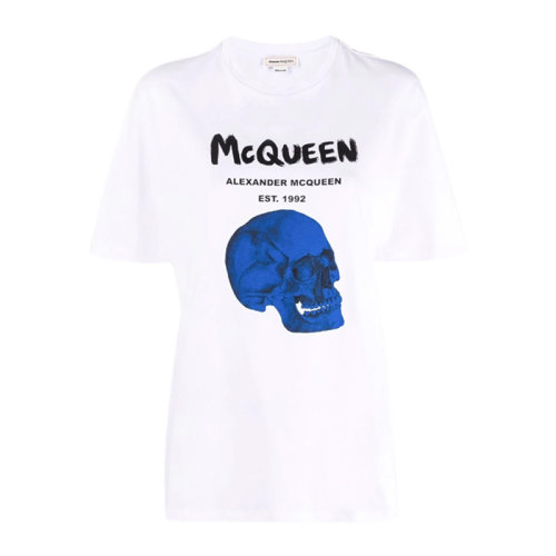 alexander mcqueen 亚历山大·麦昆 女士 服装 21春夏 圆领字母logo