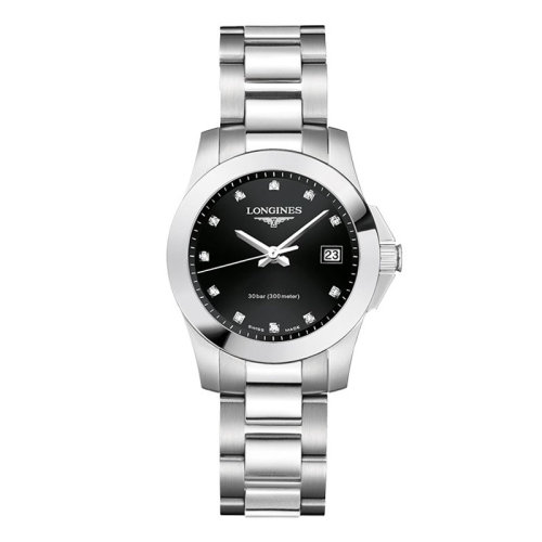 longines/浪琴瑞士手表康卡斯系列石英机芯女士腕表29.