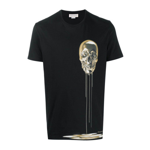 alexander mcqueen/亚历山大麦昆 男士 服装 圆领短袖t恤 男士短袖t恤