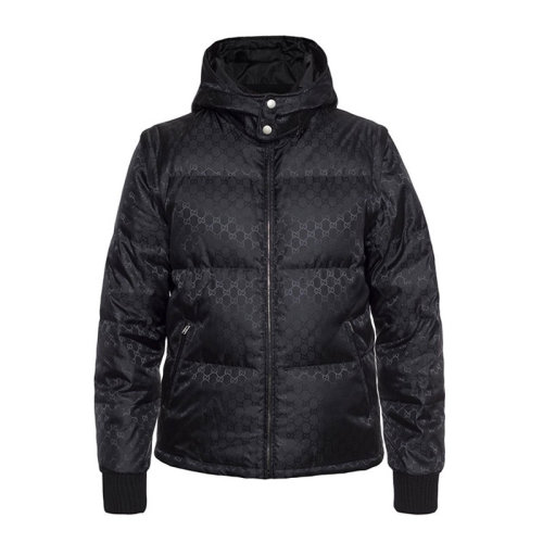 gucci/古驰 双g印花尼龙男士羽绒服 473612 z4218