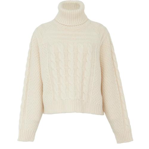 【包邮包税】 celine赛琳思琳 21年春夏 女士 针织衫 羊毛山羊绒圆领