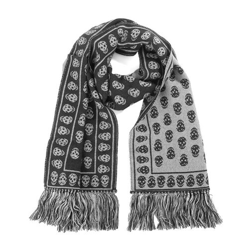 【包税】alexander mcqueen/亚历山大麦昆 男女同款羊毛时尚百搭围巾