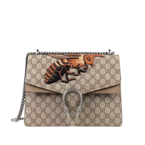 【包税】gucci/古驰 经典款 dionysus系列 2015复刻版 女士老花帆布