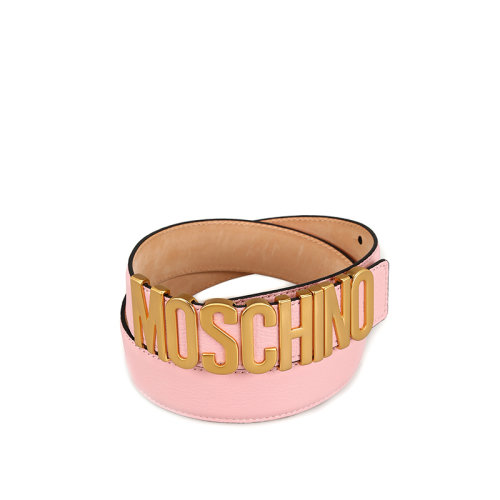 【包税】moschino/莫斯奇诺 女士皮革时尚百搭金属标志皮带腰带 a