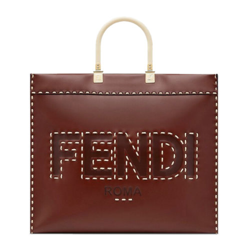 【fendi芬迪 手提包】fendi/芬迪女士小牛皮logo图案手提包女包多色可