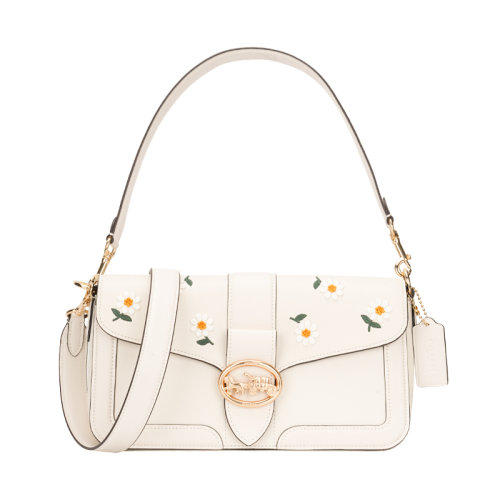 coach/蔻驰 牛皮革 女士时尚简约单肩手提包 5497